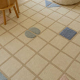 Playfield Organic Cotton Area Rug in Tan
