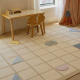 Playfield Organic Cotton Area Rug in Tan