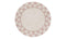 Checkered Charm Washable Round Organic Cotton Rug